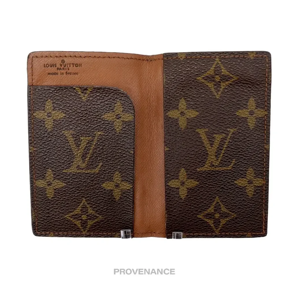🔴 Louis Vuitton Pocket Organizer Card Wallet - Monogram Small 